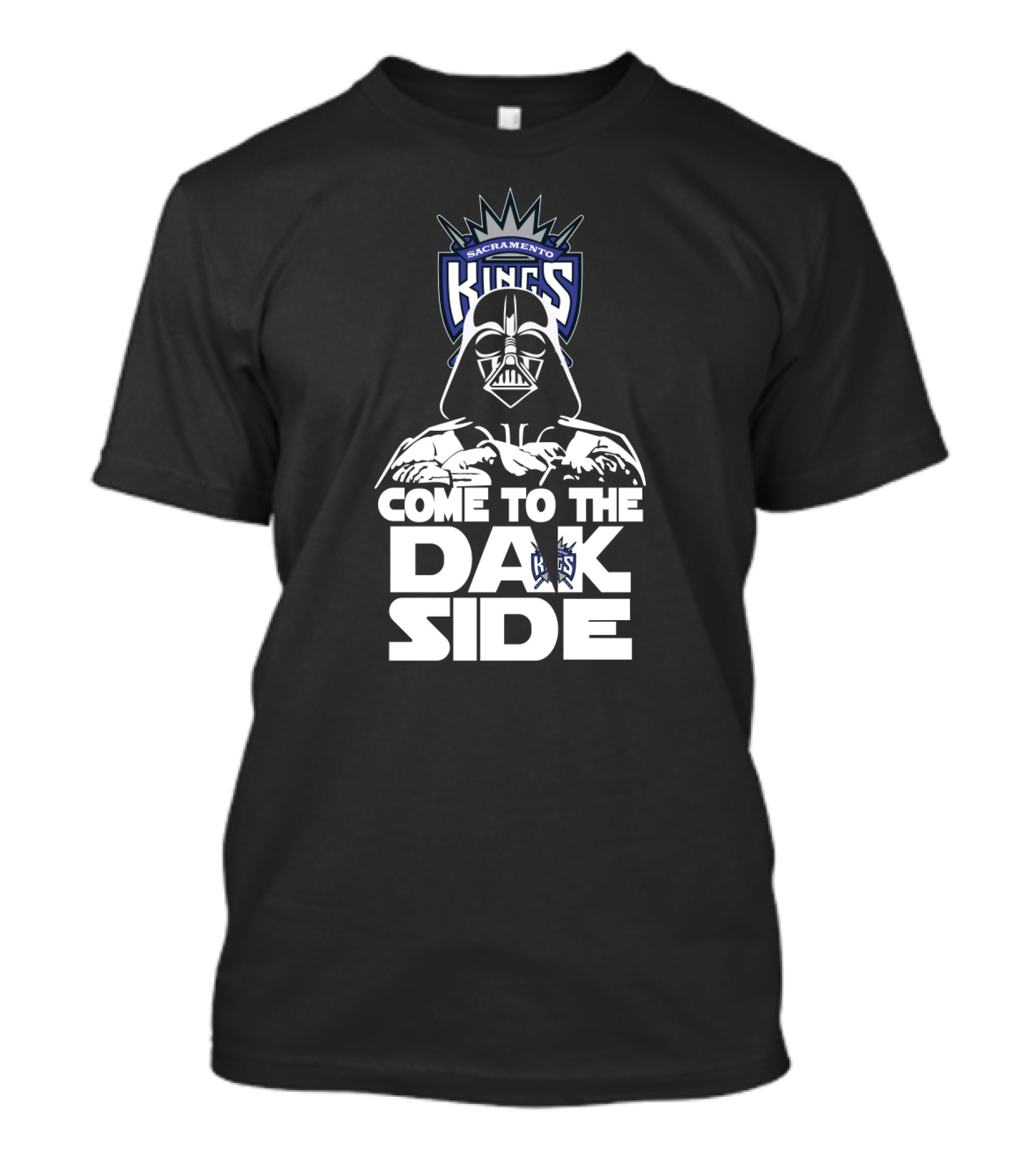Sacramento Kings Darth Vader Come To The Dark Side T-Shirt