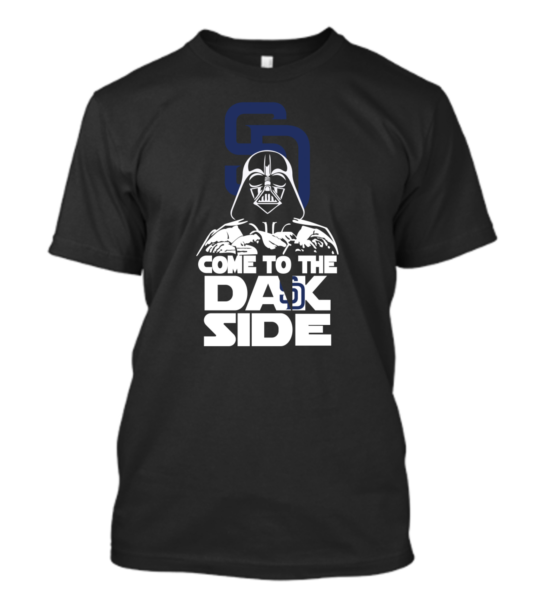 Darth Vader San Diego Padres Come To The Dark Side Crossover T-Shirt