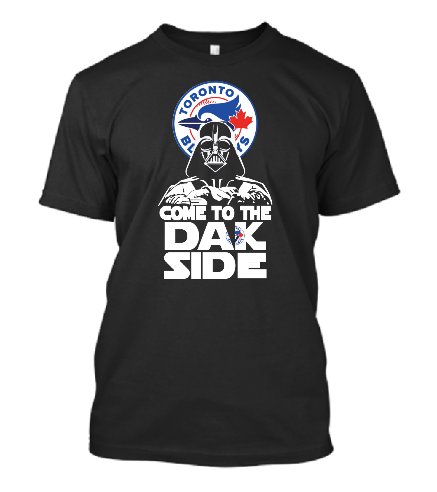 Toronto Blue Jays Darth Vader Come To The Dark Side Star Wars Crossover T-Shirt