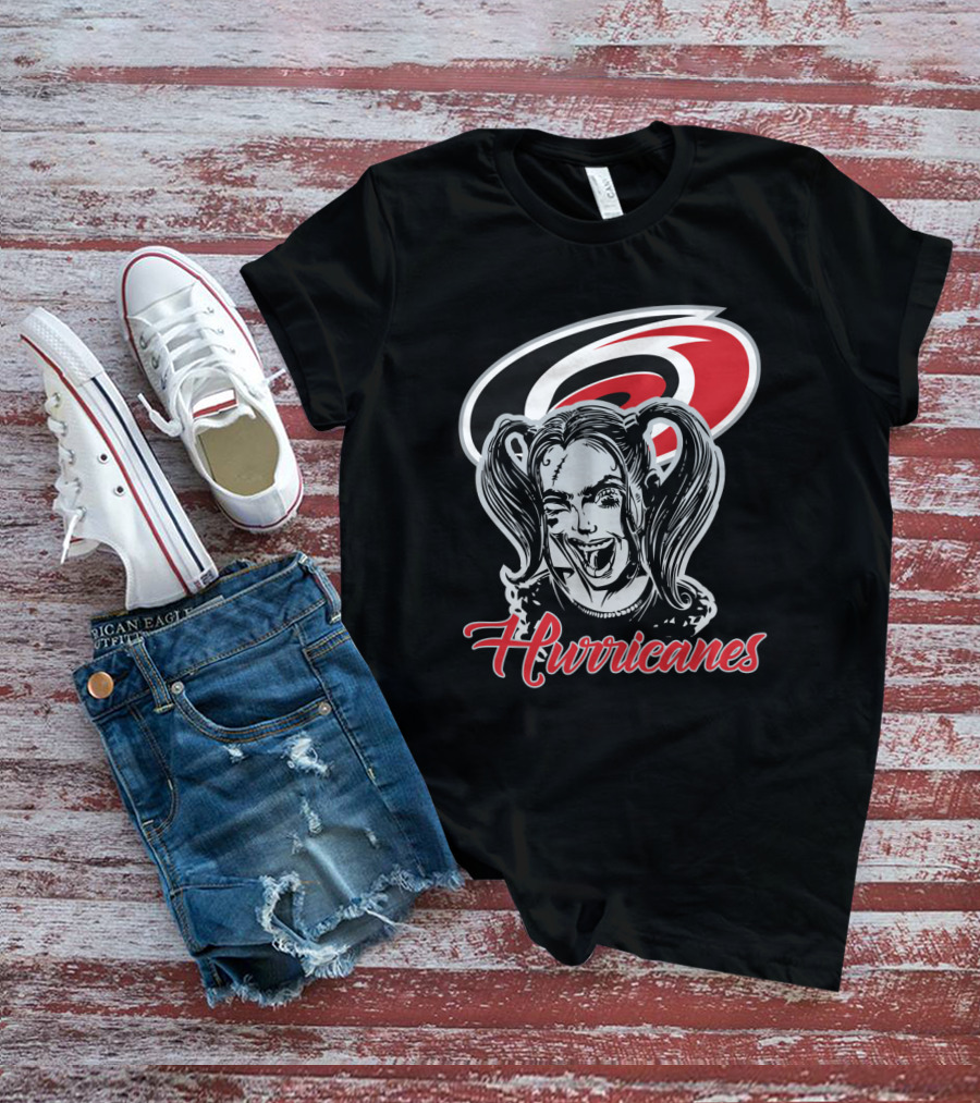 Harley Quinn Hurricanes Carolina Hurricanes Fan T-Shirt