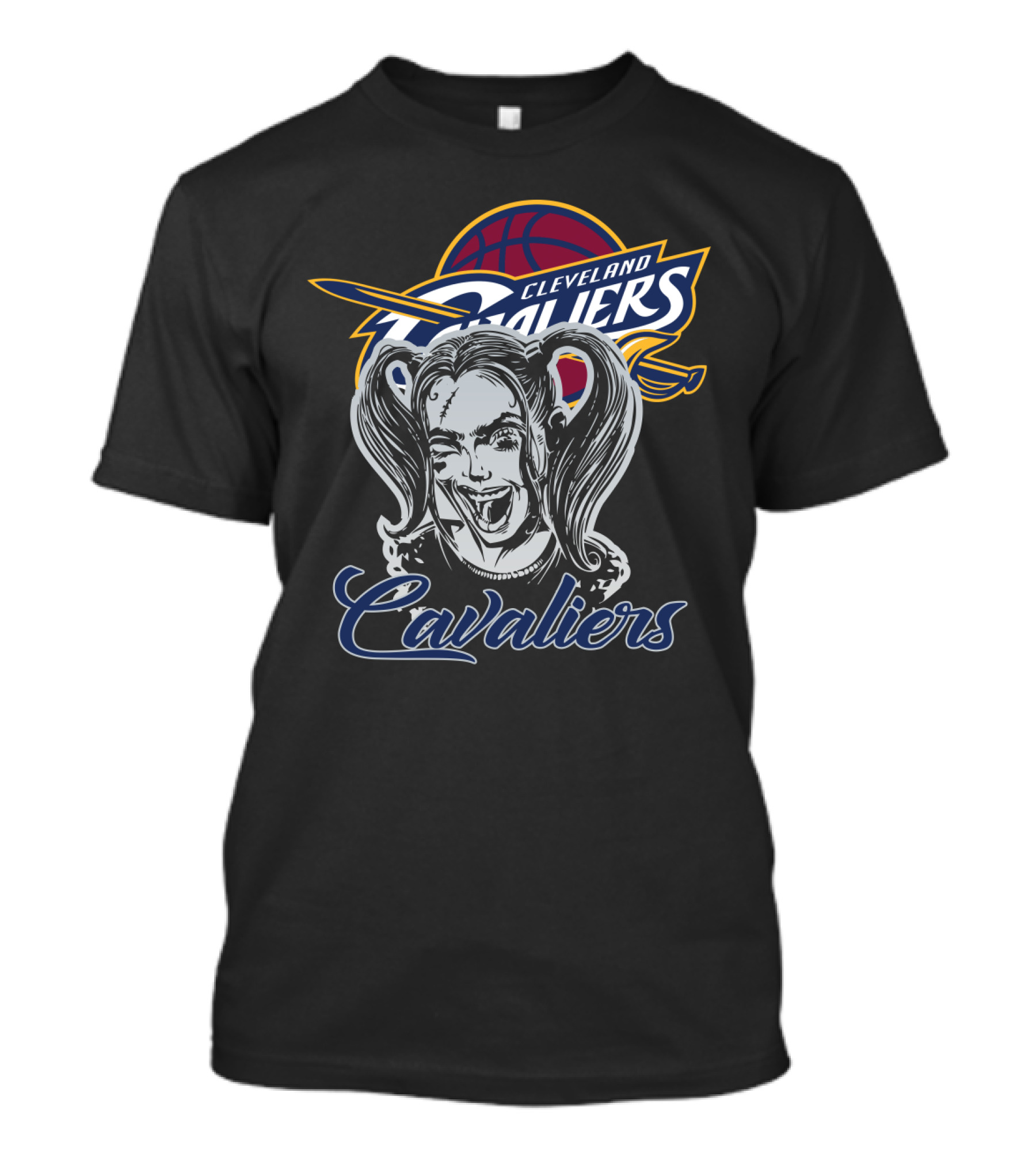 Harley Quinn Cleveland Cavaliers Fans T-Shirt