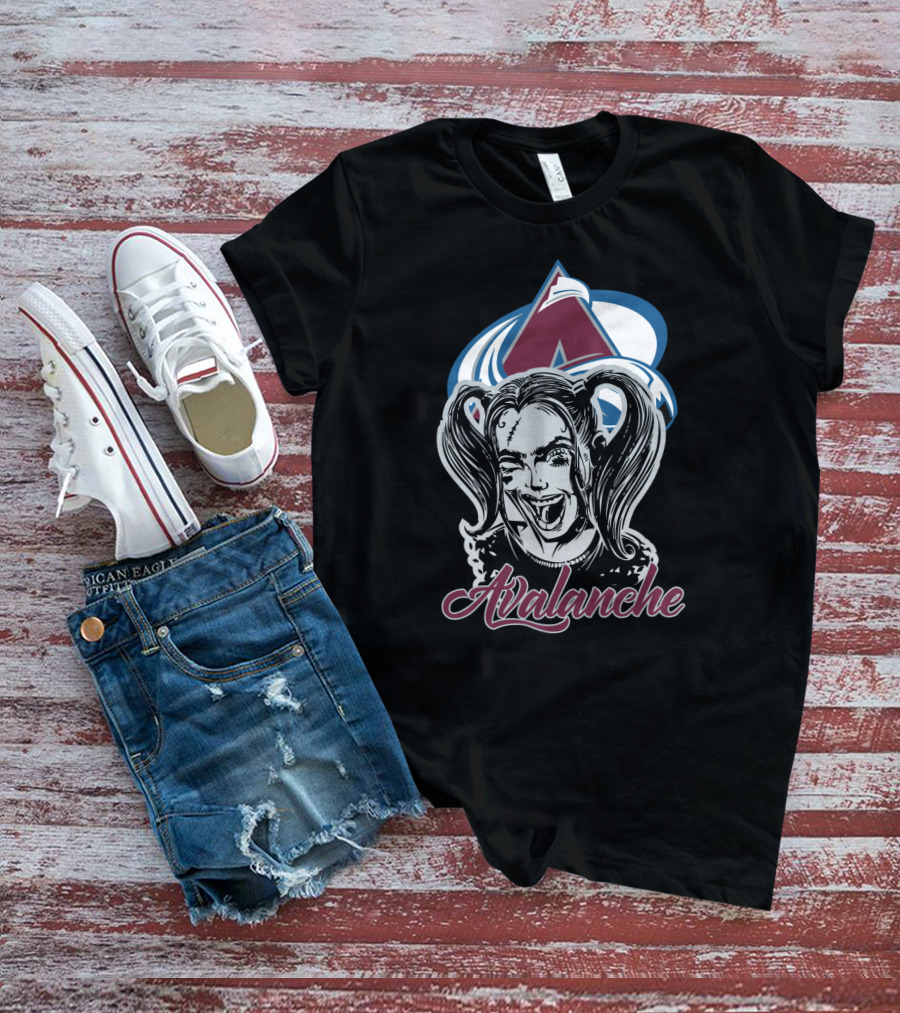 Avalanche Harley Quinn Colorado Fans T-Shirt