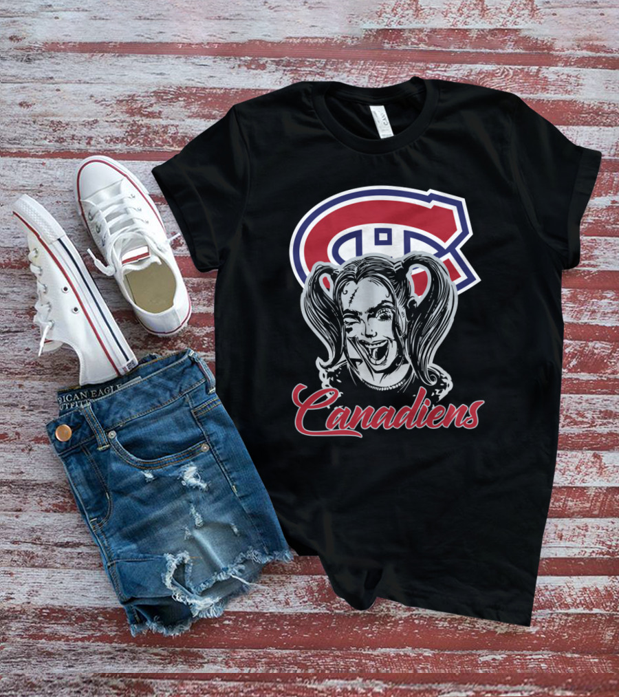 Harley Quinn Joker Montreal Canadiens Fans T-Shirt