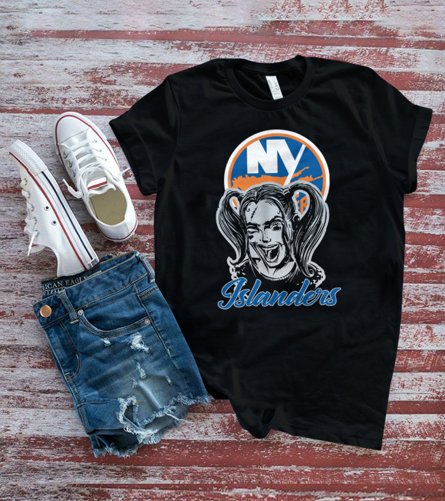 Ny Islanders Harley Quinn Mashup T-Shirt