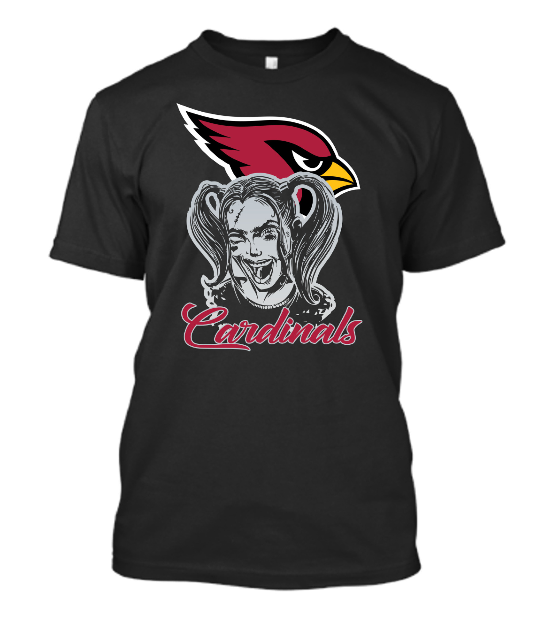 Harley Quinn And Arizona Cardinals Fans Cardinals T-Shirt