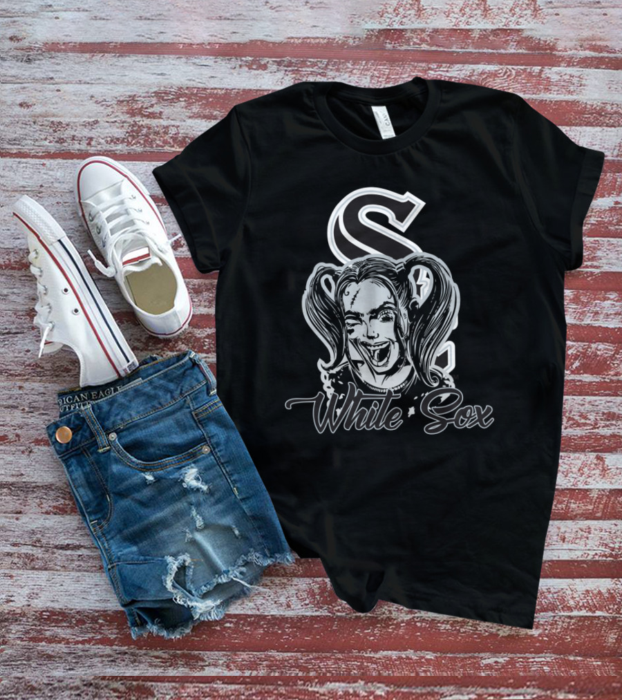 Harley Quinn With Chicago White Sox T-Shirt