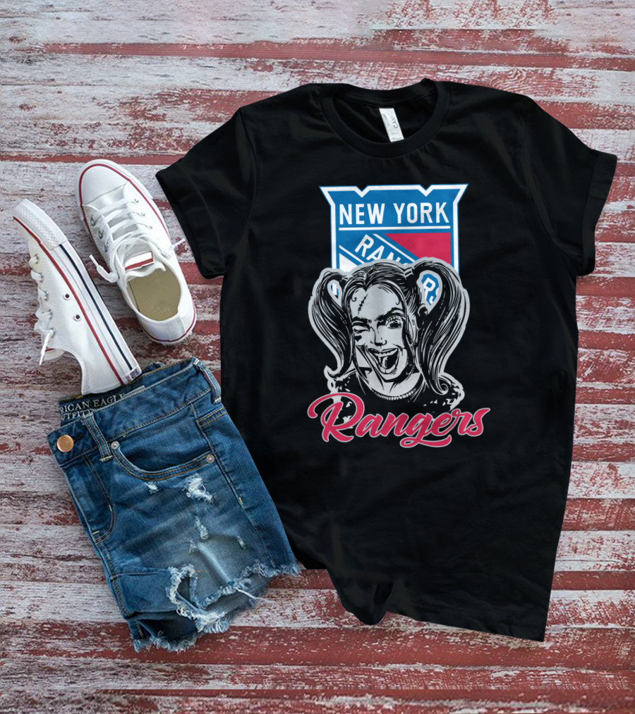 New York Rangers Harley Quinn Fans T-Shirt