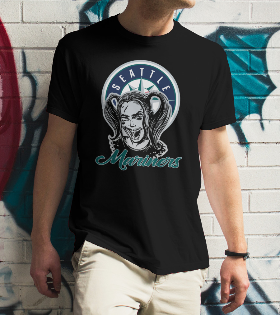 Harley Quinn Seattle Mariners Fans T-Shirt