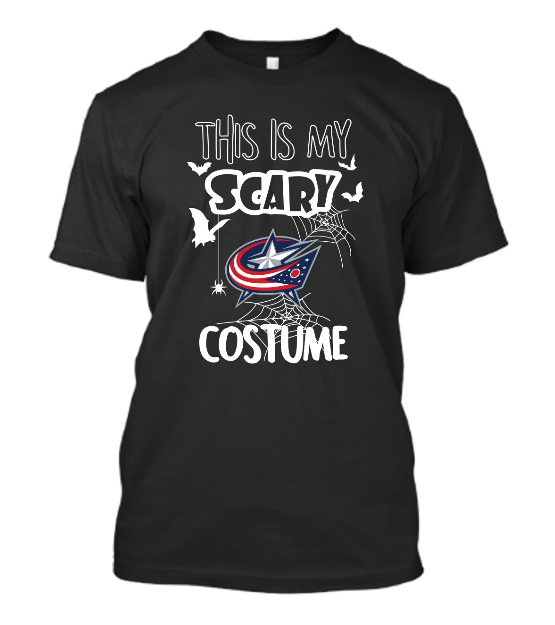 This Is My Scary Costume Columbus Blue Jackets Halloween T-Shirt