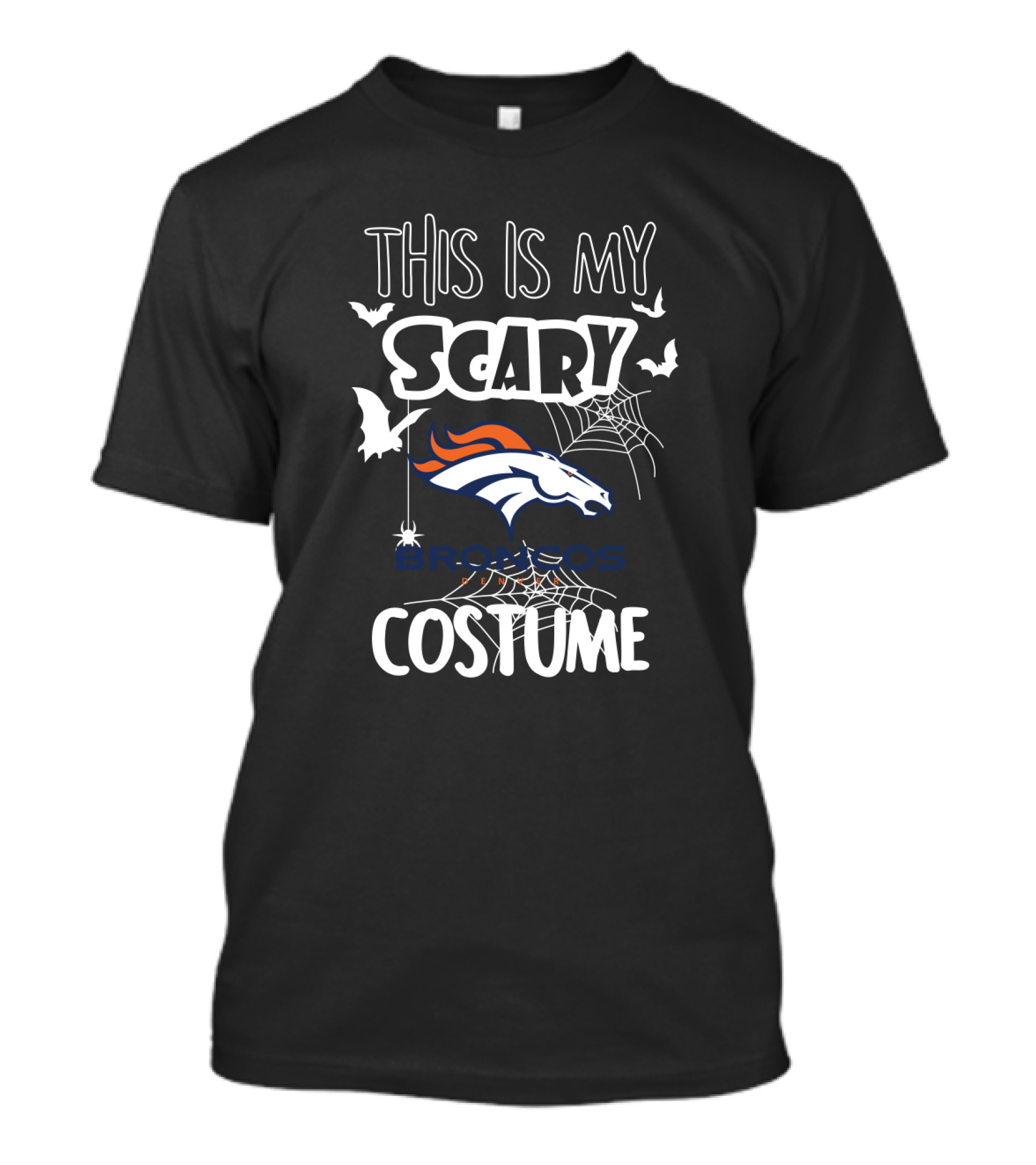 This Is My Scary Denver Broncos Costume T-Shirt