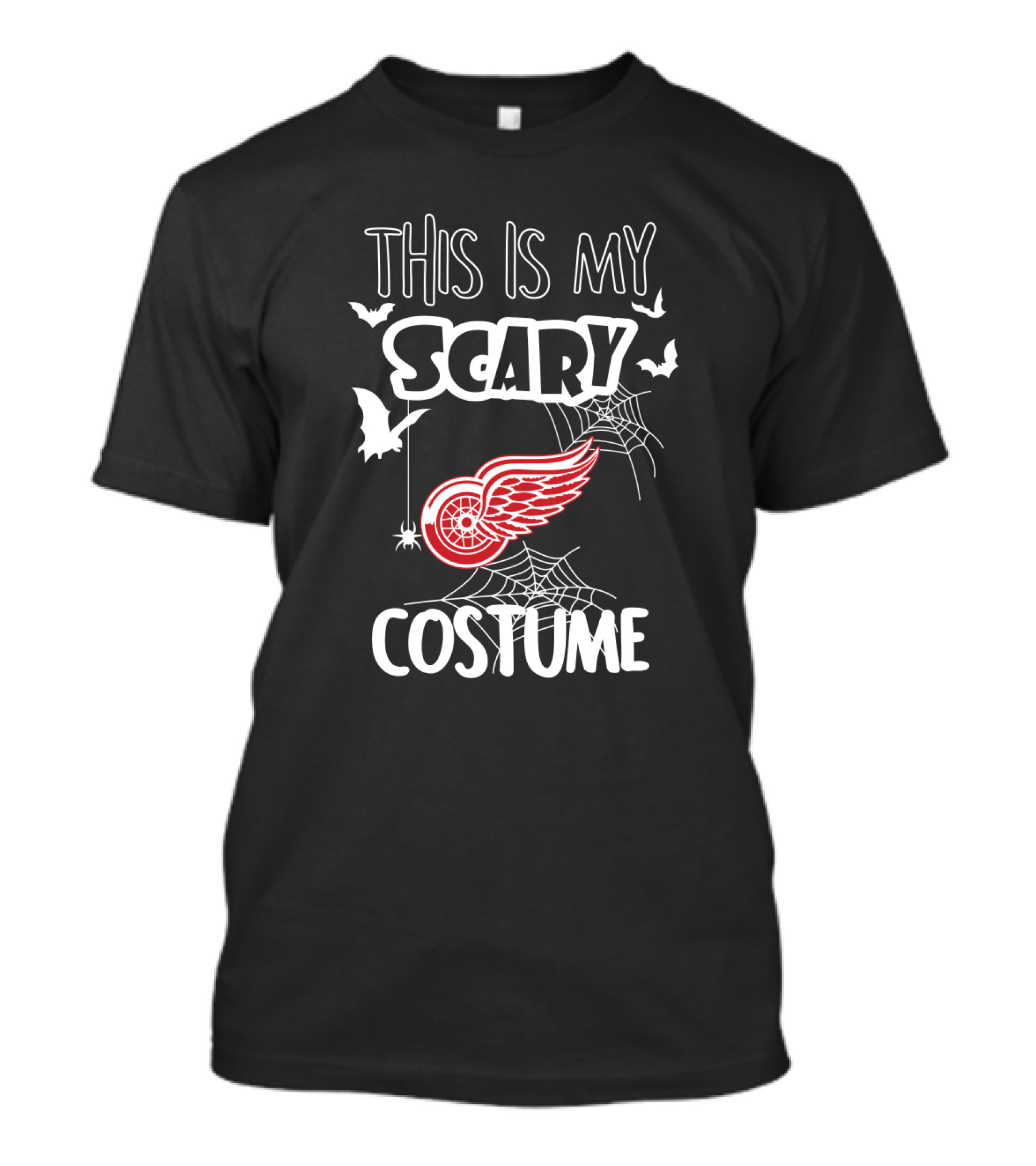 This Is My Scary Detroit Red Wings Halloween Costume T-Shirt