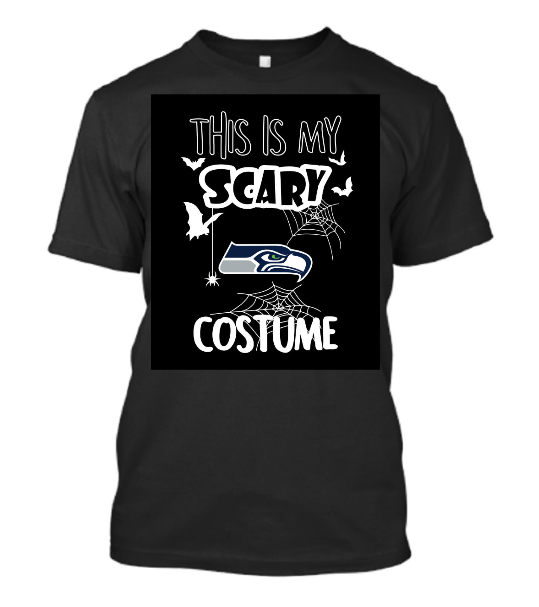 This Is My Scary Seattle Seahawks Costume T-Shirt