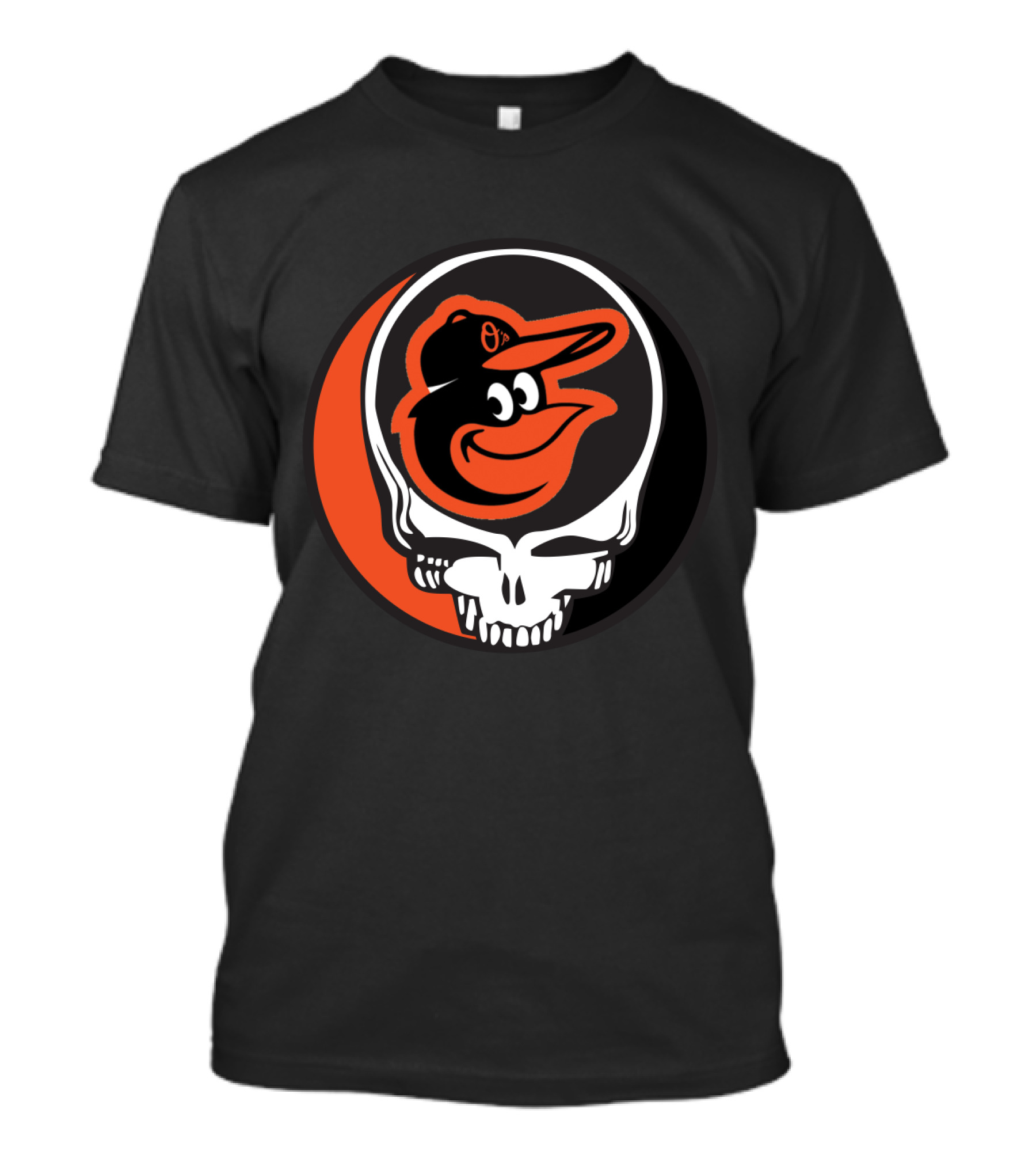 Grateful Dead Steal Your Face Baltimore Orioles Mashup T-Shirt