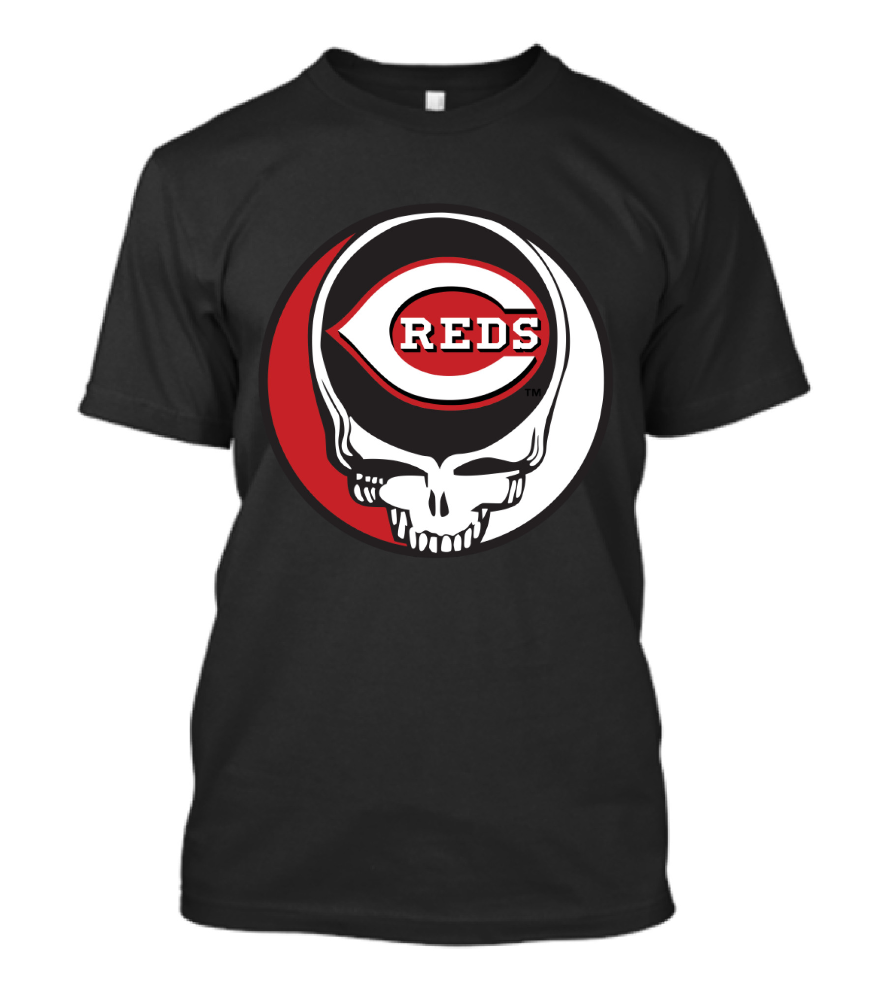 Steal Your Face Cincinnati Reds Logo Grateful Dead Fans T-Shirt