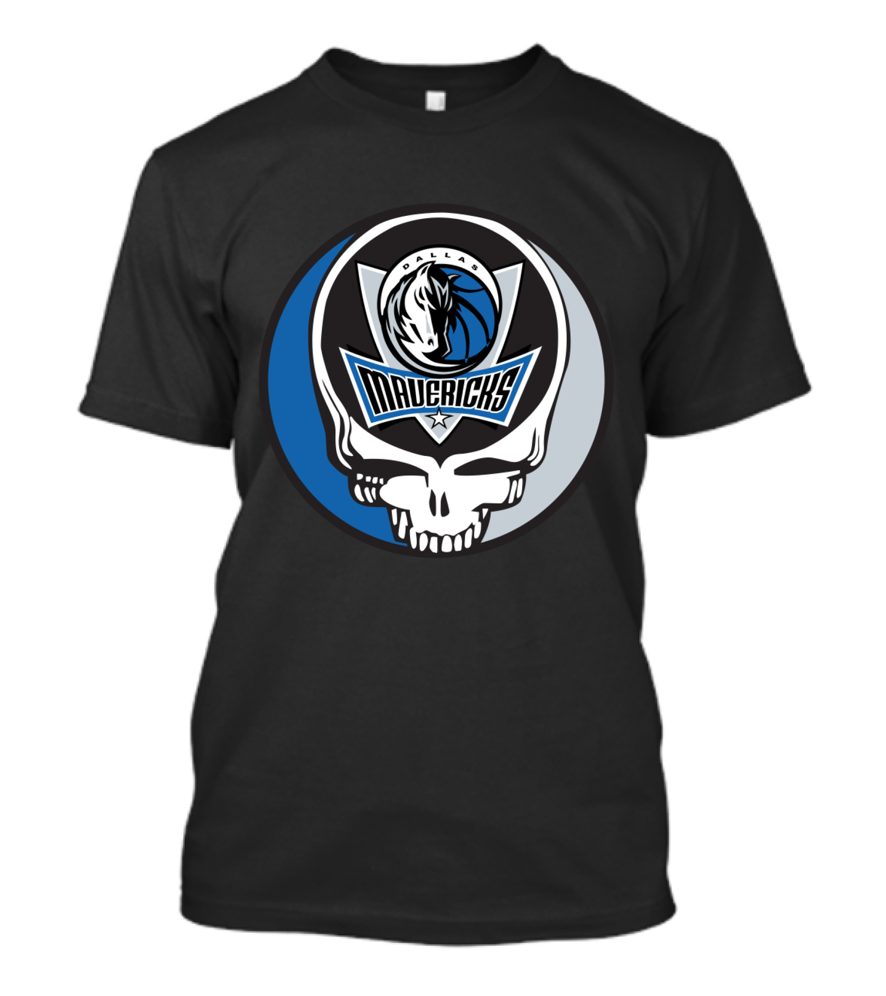 Grateful Dead Steal Your Face Dallas Mavericks Logo Combo T-Shirt