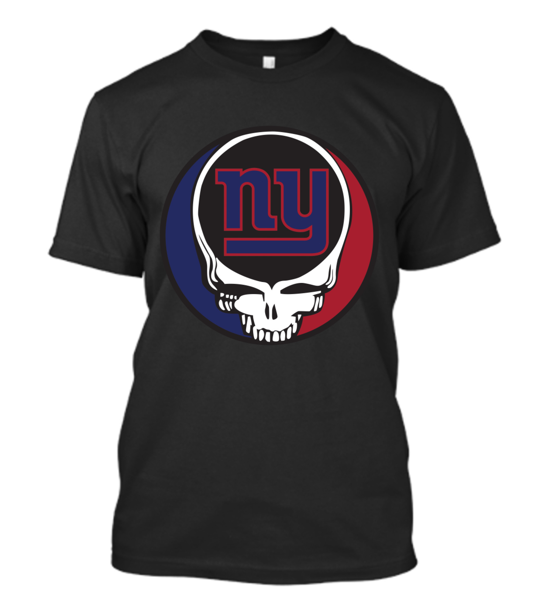 Grateful Dead New York Giants Skull Logo Fusion For Fans T-Shirt
