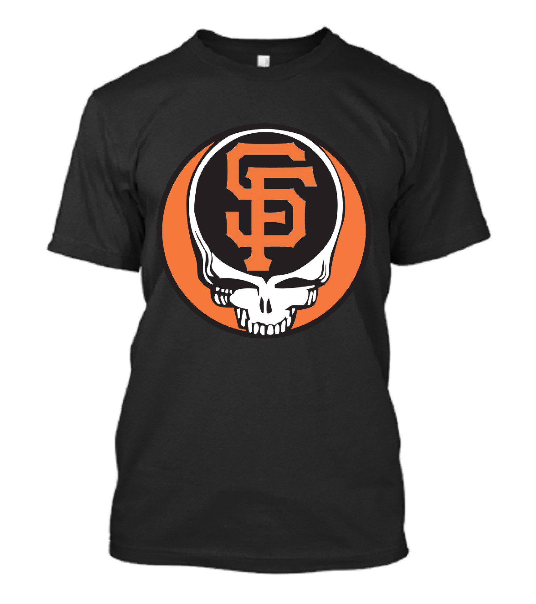 San Francisco Giants Grateful Dead Skull Logo Combo For Fans T-Shirt