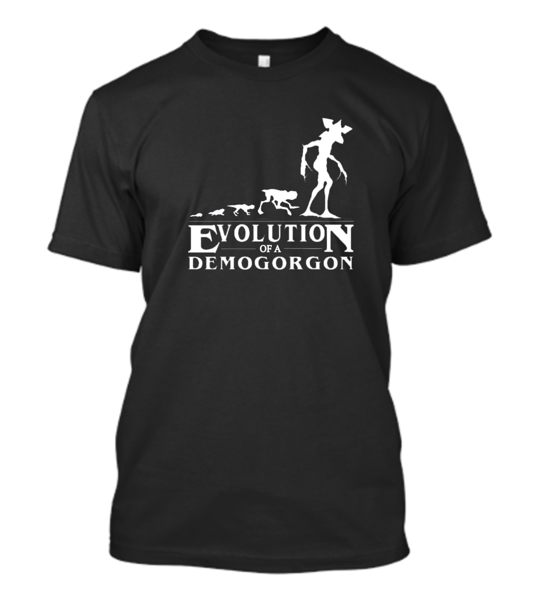 Stranger Things Demogorgon Evolution Progression T-Shirt