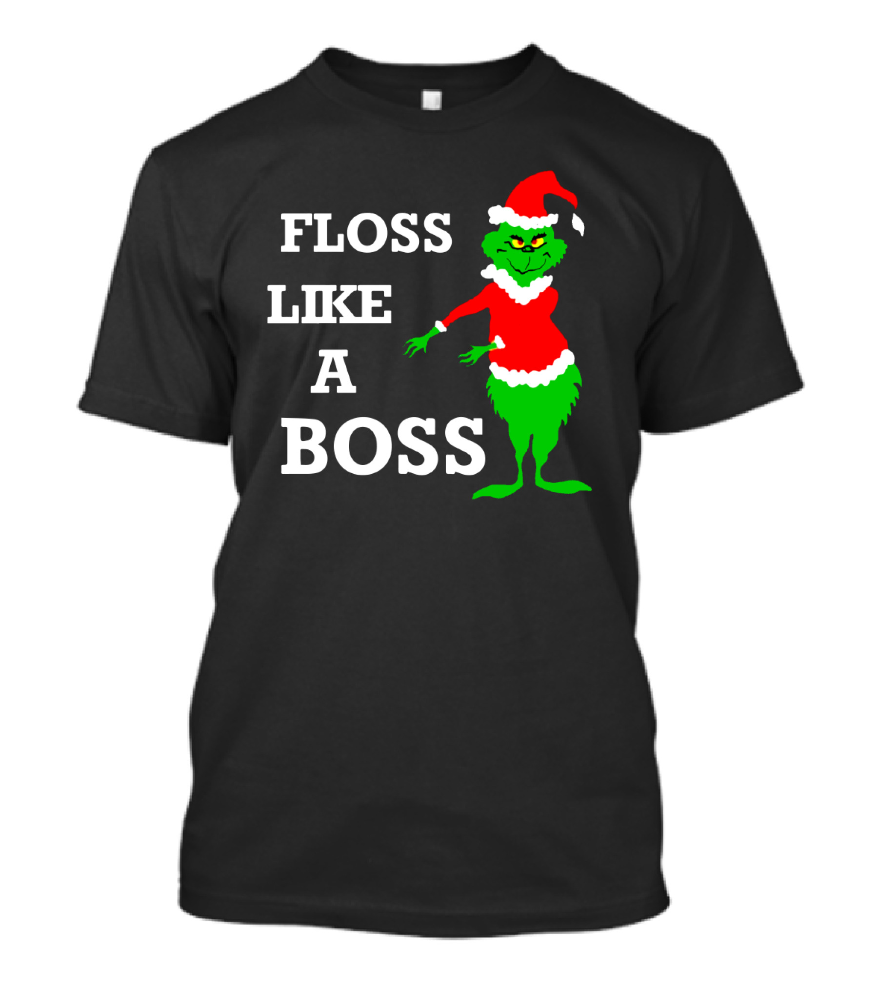 Floss Like A Boss Santa Grinch Dance T-Shirt