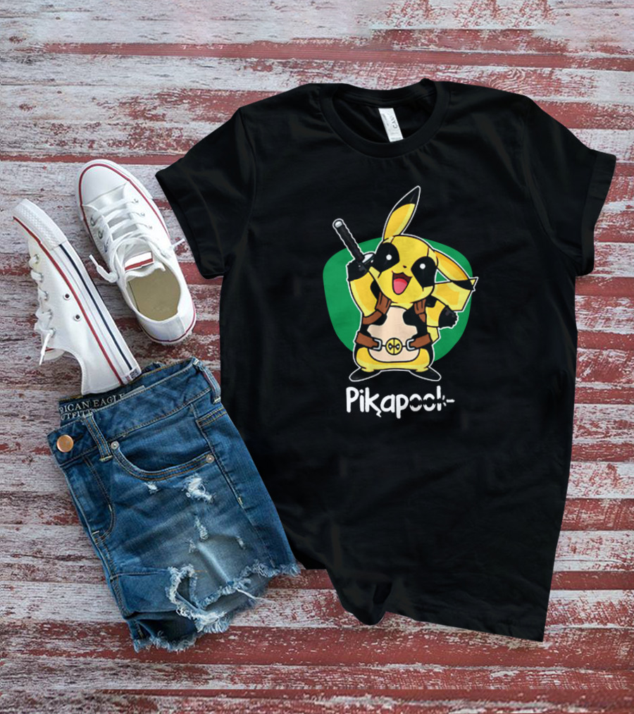 Pikapool Pikachu Deadpool Fusion T-Shirt