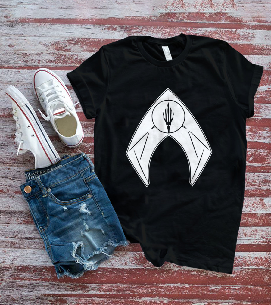 Aquaman Trident Symbol Superhero Icon T-Shirt