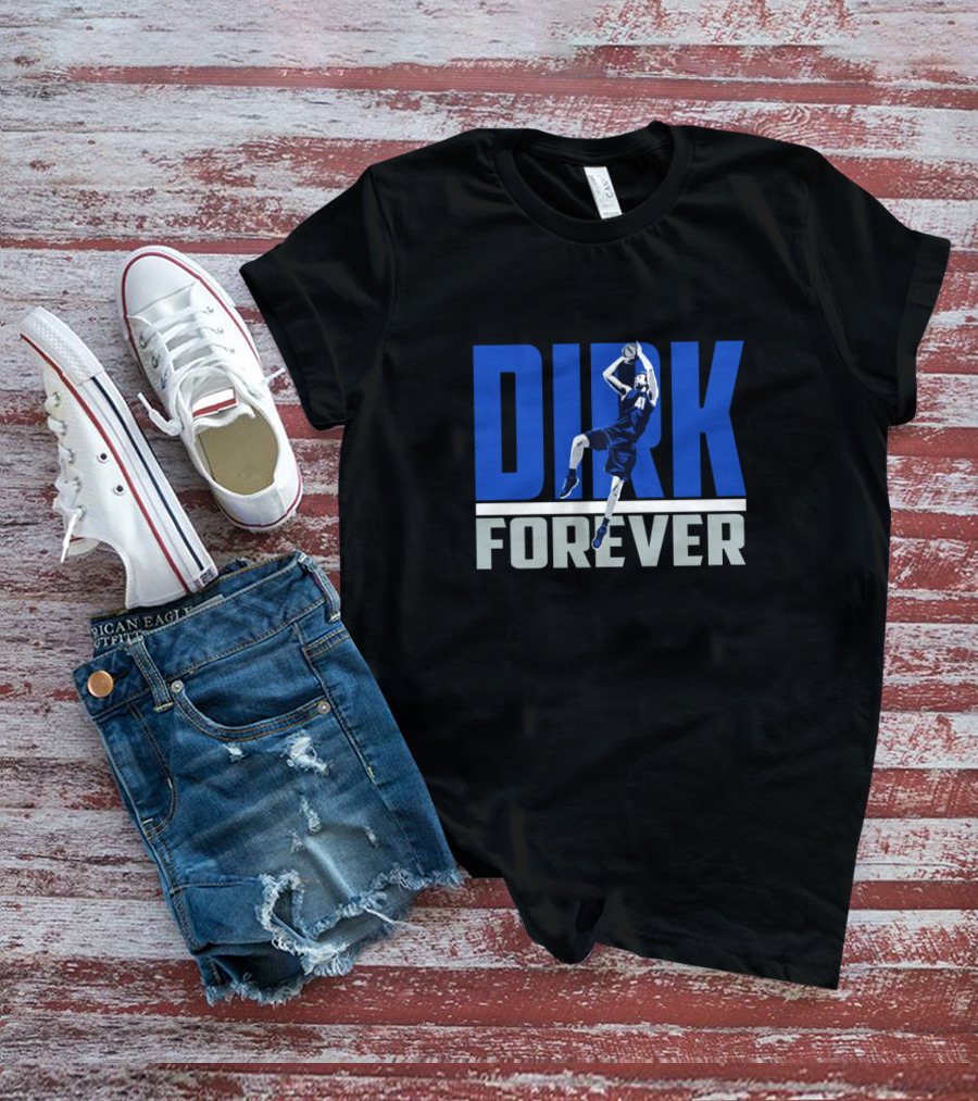 DIRK FOREVER Basketball Legend Iconic No. 41 T-Shirt