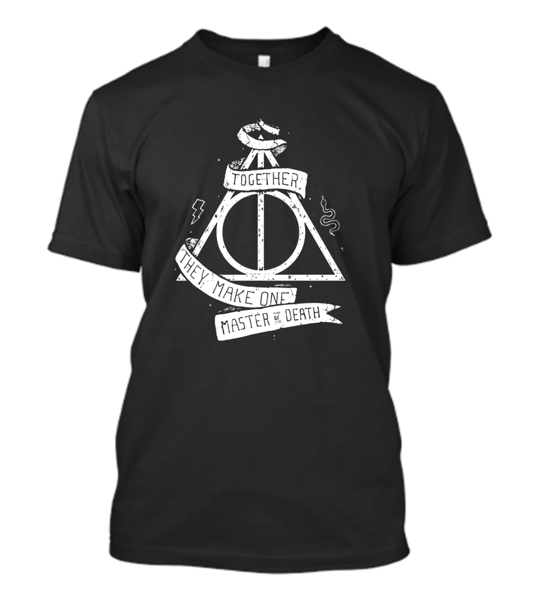 The Master Of Death Symbol With Together They Make One Text And Iconic Triangle T-Shirt