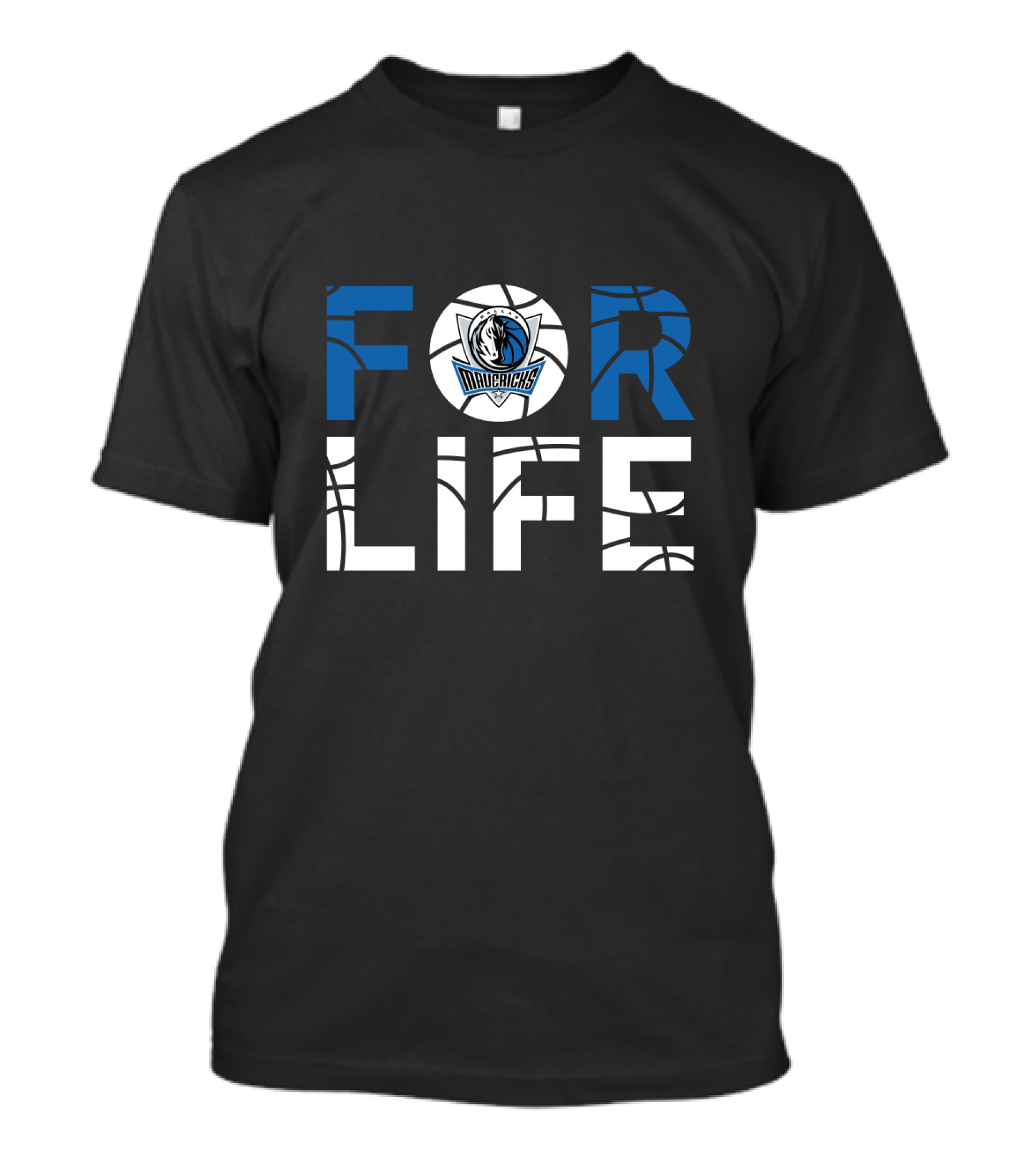 Dallas Mavericks For Life Basketball Fans T-Shirt