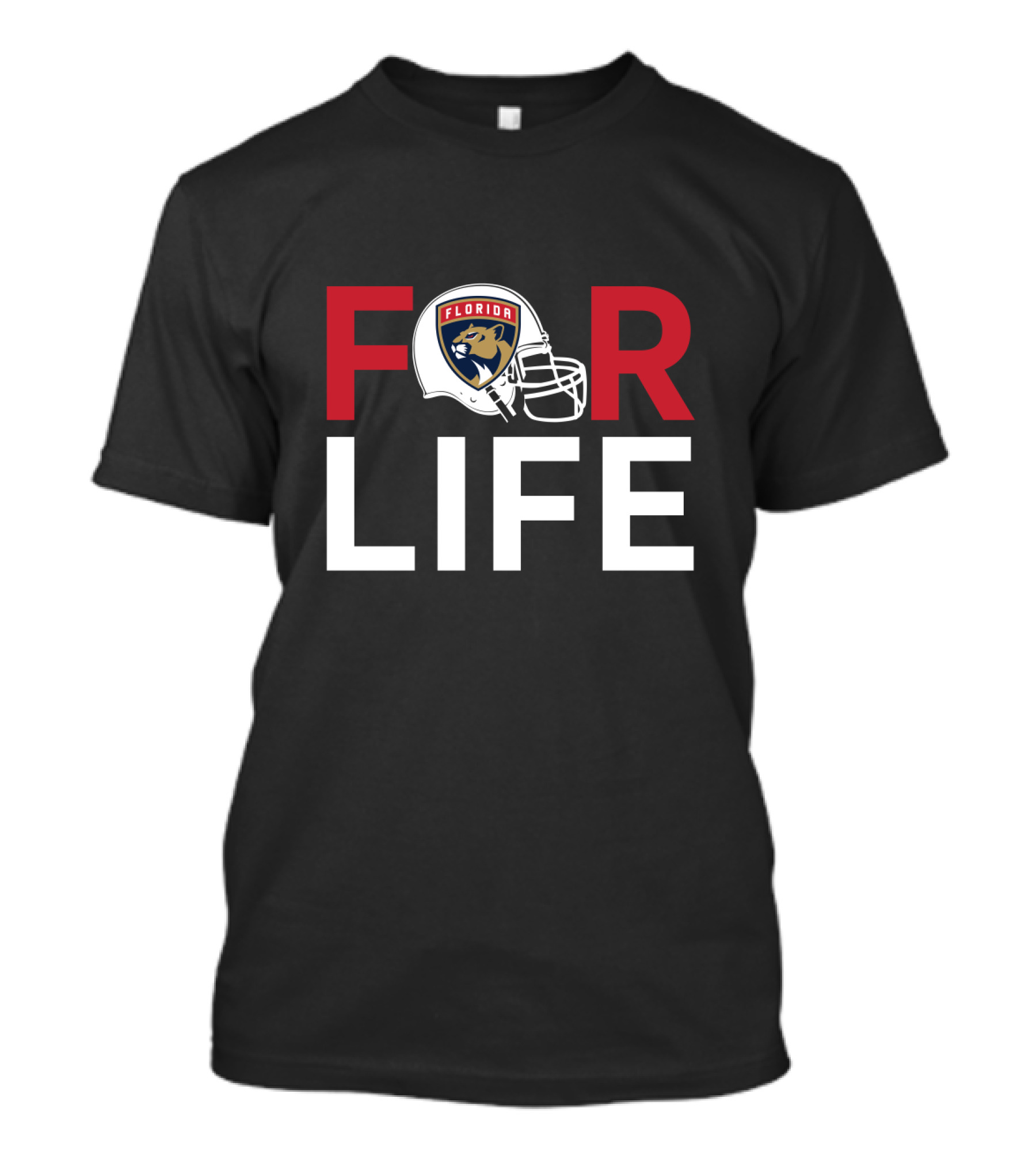 Florida Panthers Helmet Logo For Life T-Shirt