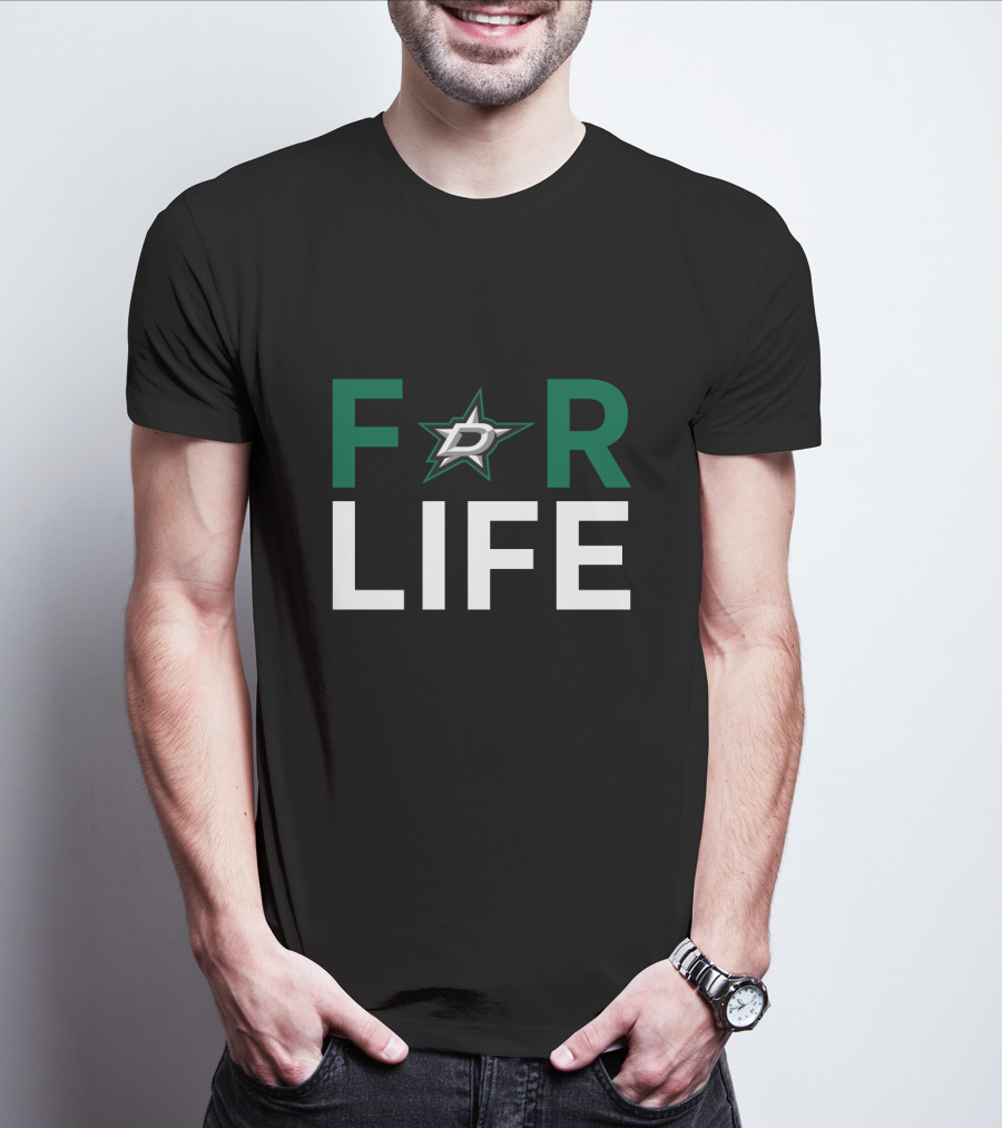 For Life Dedicated To Dallas Stars Fans T-Shirt