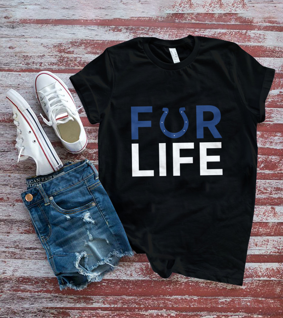 Fur Life Colts Fan Loyalty Indianapolis T-Shirt