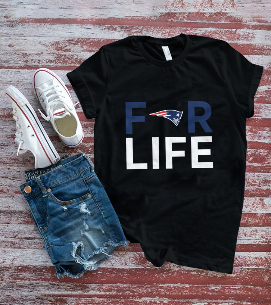 Patriot Logo For Life New England Fans T-Shirt