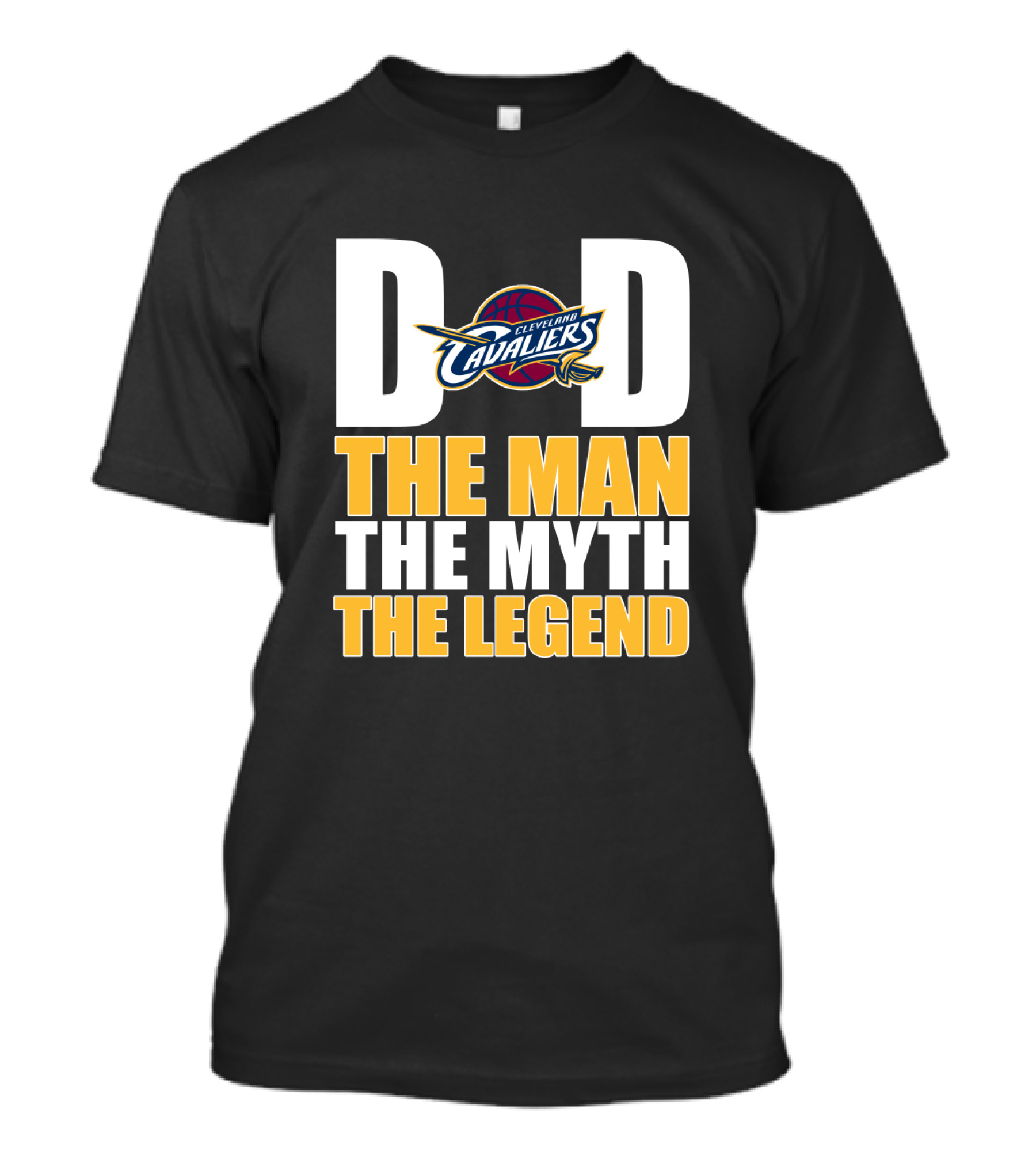 Cleveland Cavaliers Dad The Man The Myth The Legend Father's Day T-Shirt