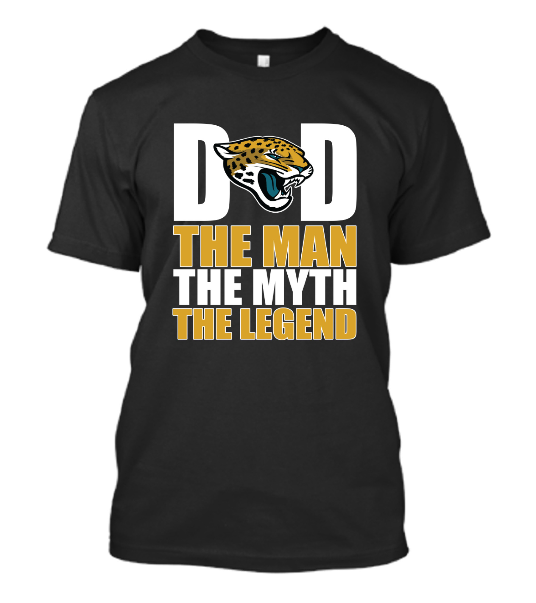 Jacksonville Jaguars Dad The Man The Myth The Legend Father's Day T-Shirt