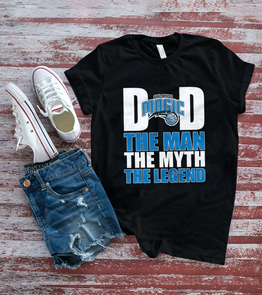 Orlando Magic Dad The Man The Myth The Legend Father's Day T-Shirt