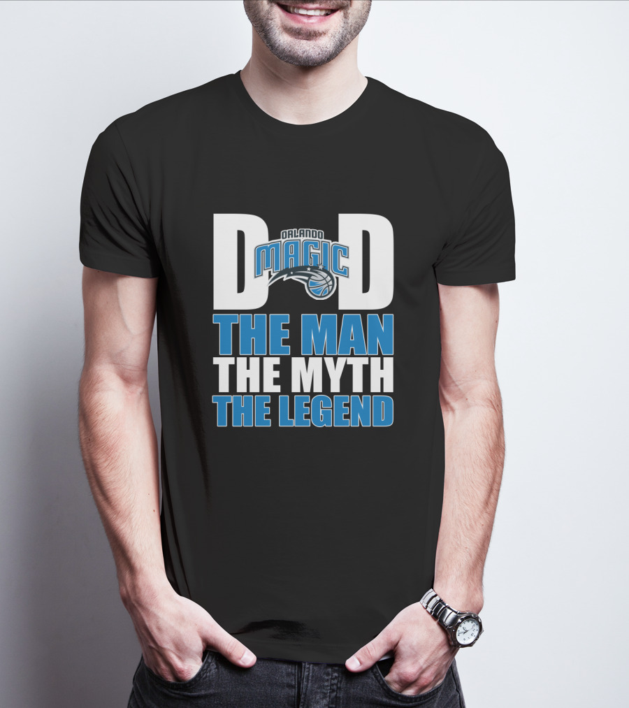 Orlando Magic Dad The Man The Myth The Legend Father's Day T-Shirt