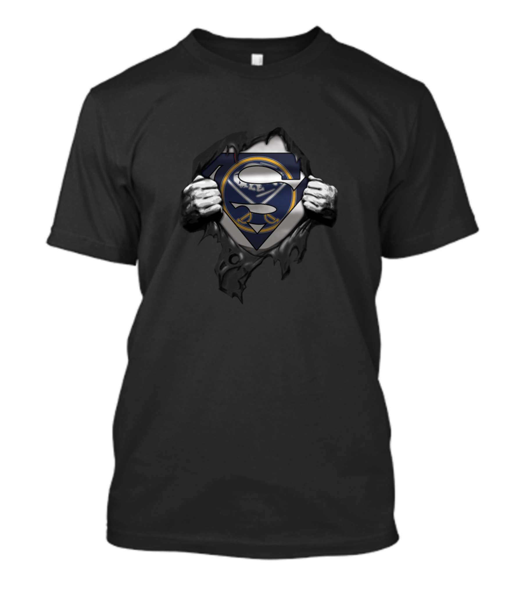 Buffalo Sabres Superman Logo Fans T-Shirt
