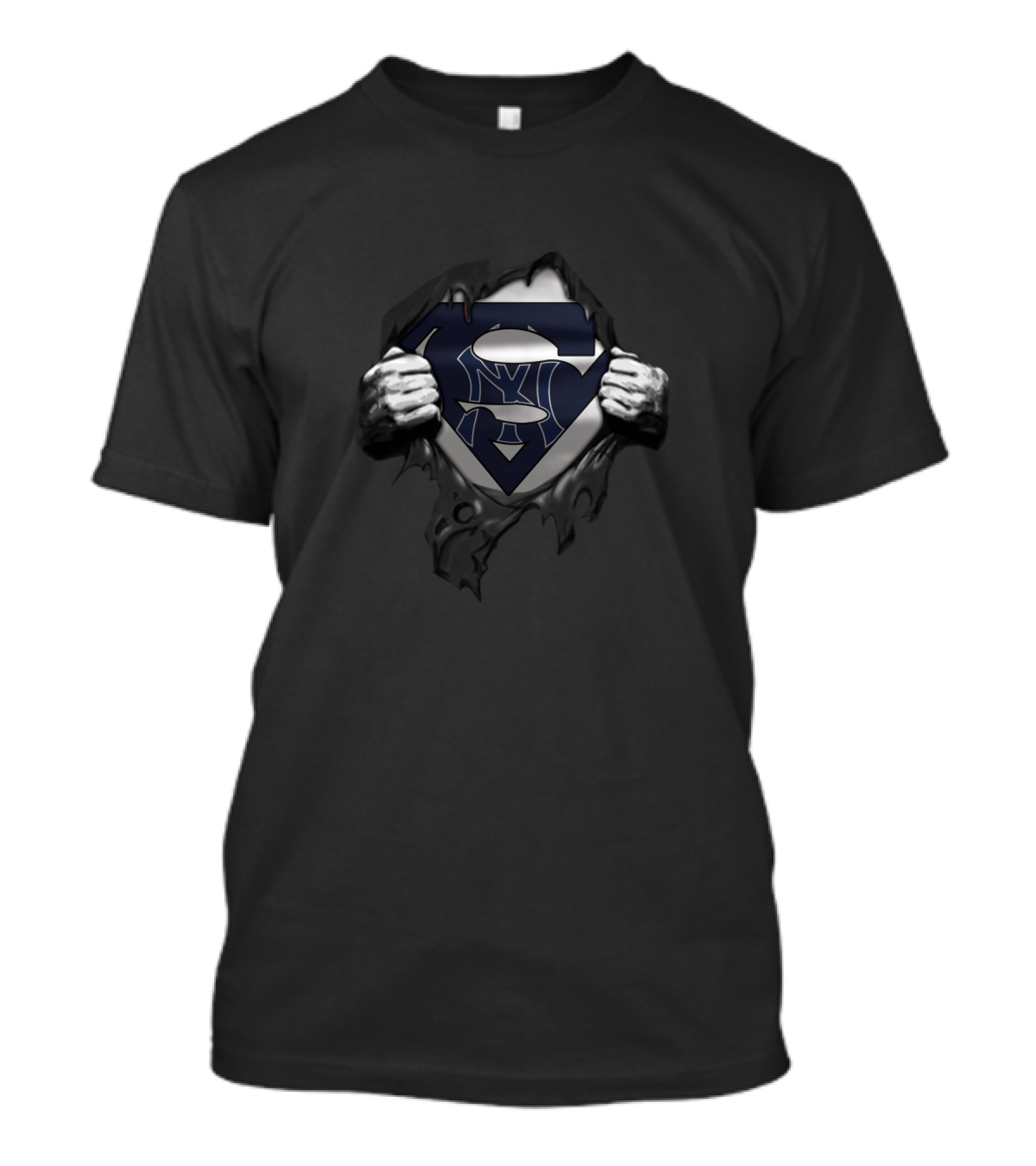 New York Yankees Superman Logo Mashup Fan T-Shirt