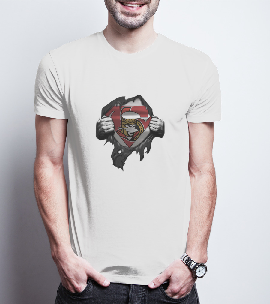 Ottawa Senators Superhero Conceptual Design For Fans T-Shirt