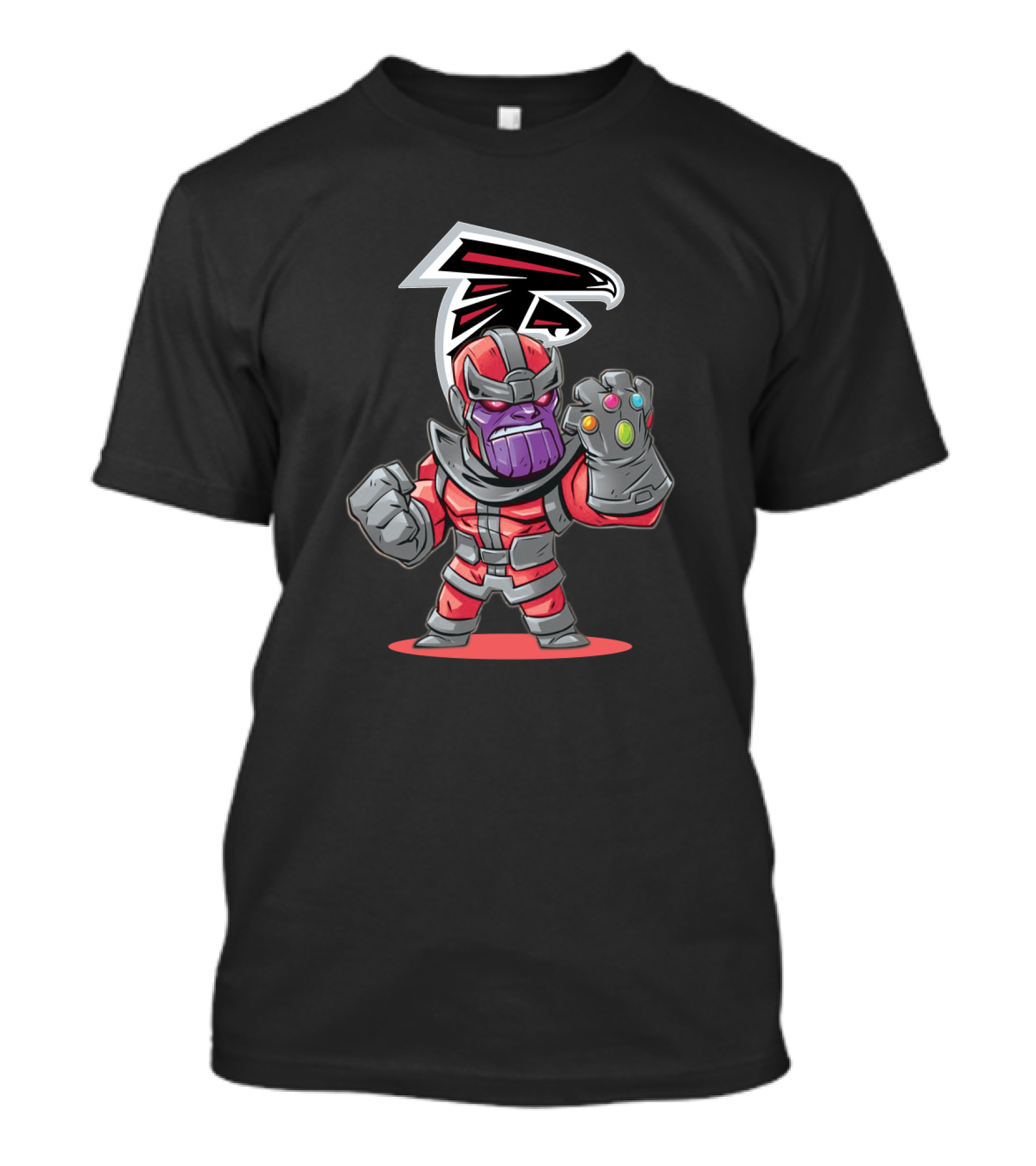 Thanos Atlanta Falcons Fans Marvel Football Crossover T-Shirt