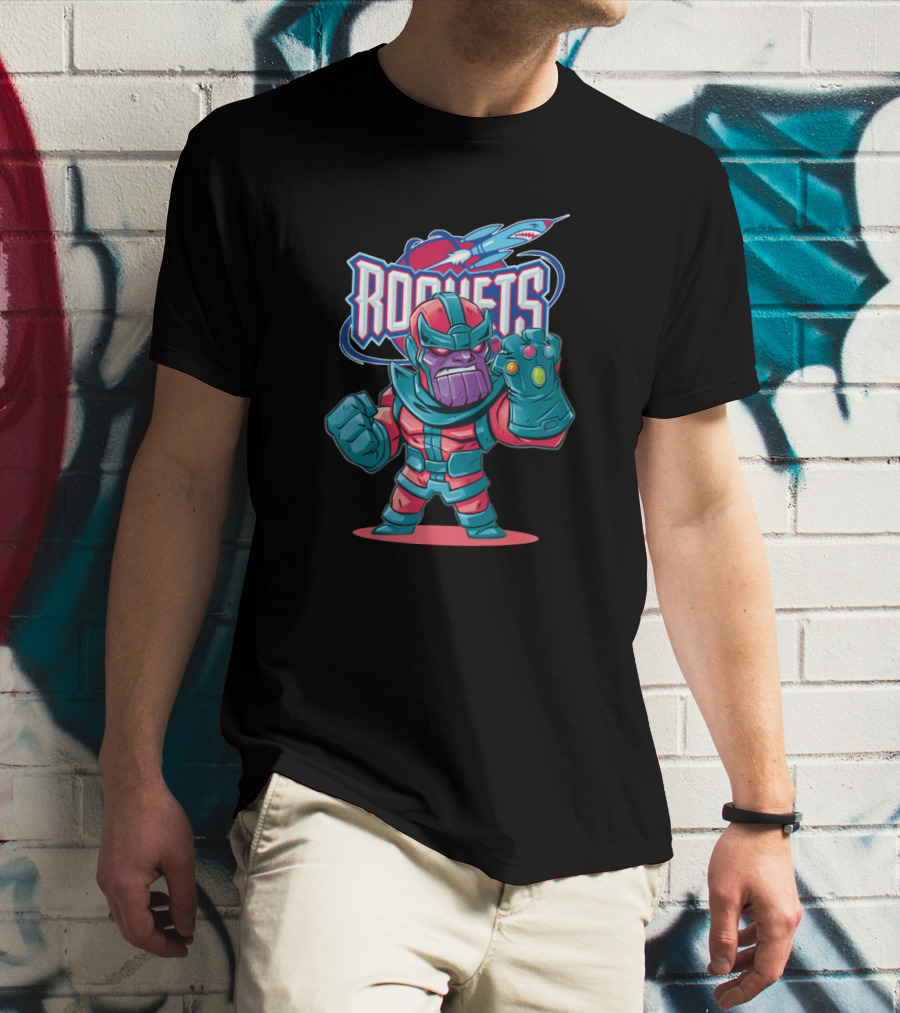 Rockets Fans Unite With Thanos Warrior Style T-Shirt
