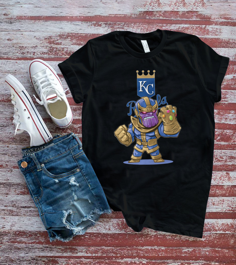 Kansas City Royals Thanos Infinity Gauntlet Fans T-Shirt