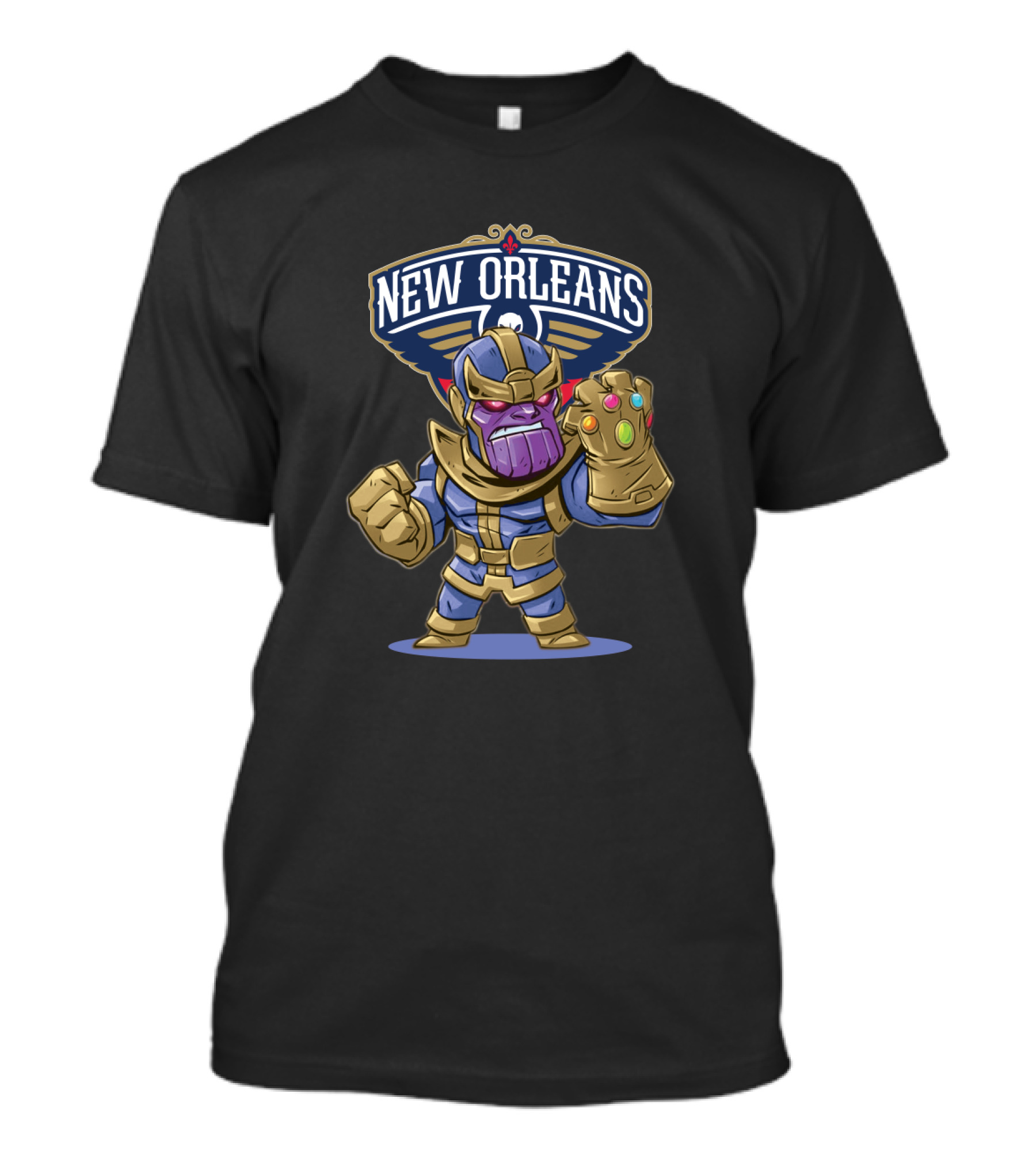 New Orleans Pelicans Thanos Infinity Gauntlet T-Shirt