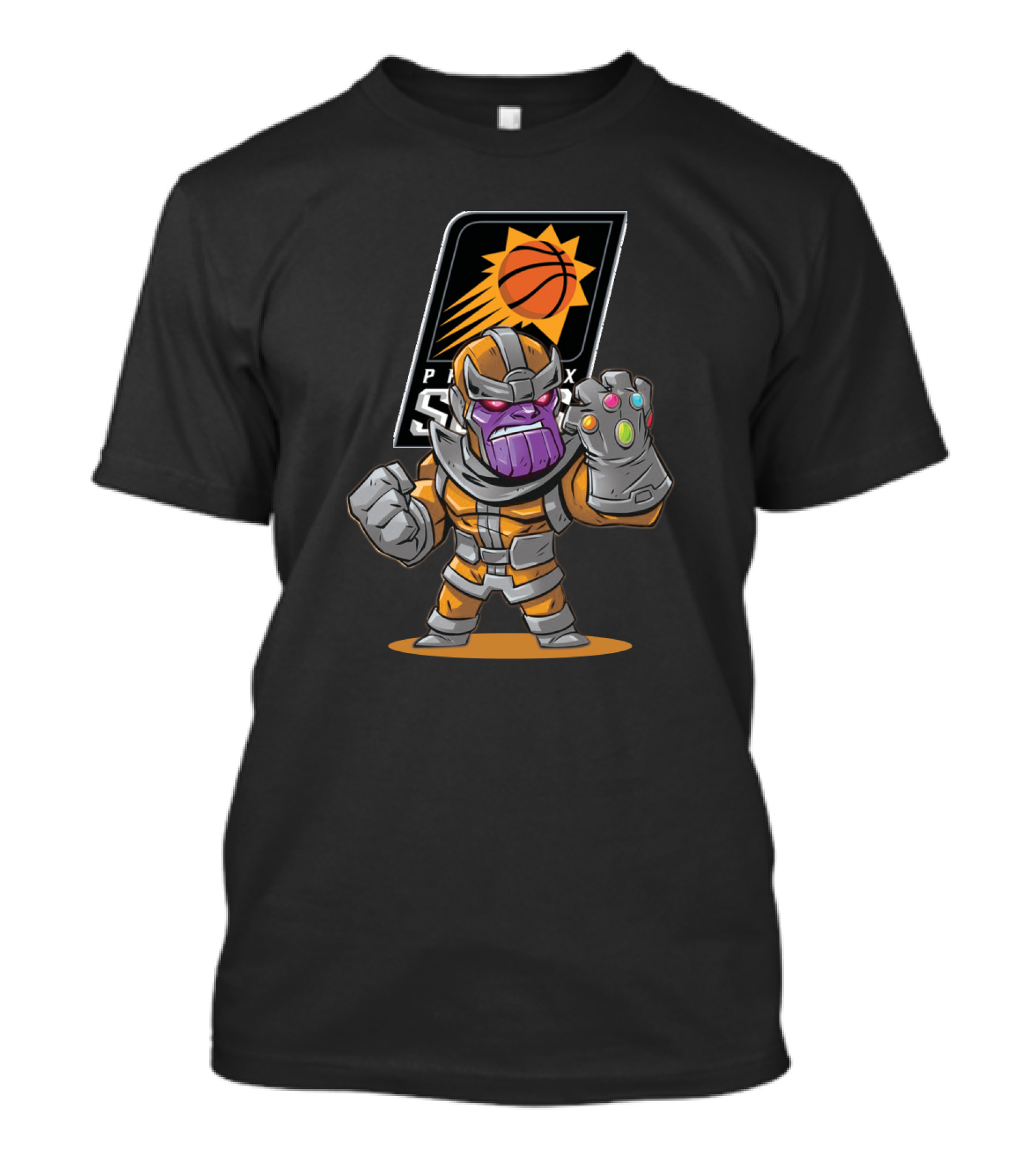 Thanos Meets Phoenix Suns Infinity Gauntlet Basketball Crossover T-Shirt