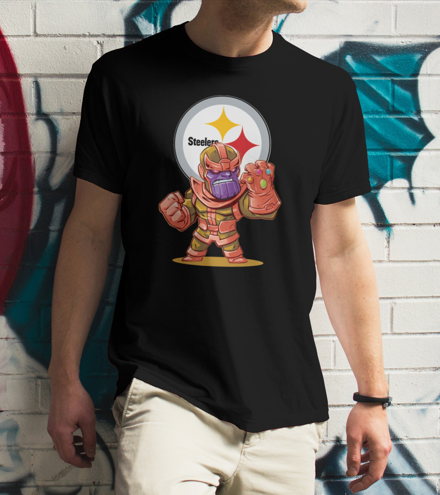 Thanos Steelers Superfan Fusion T-Shirt