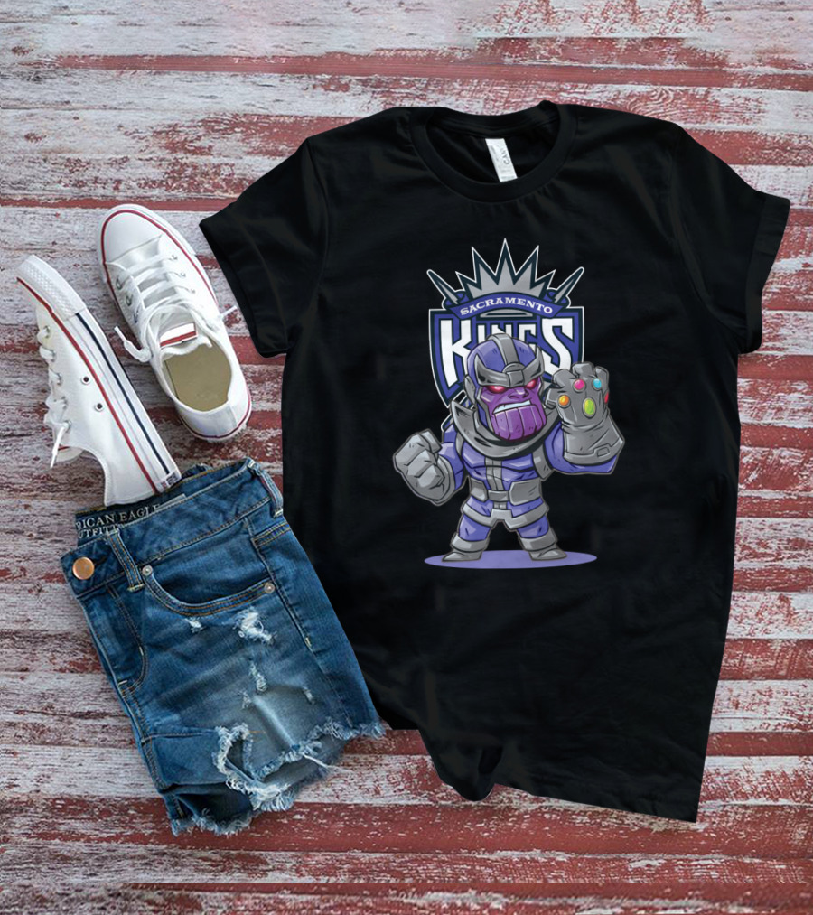 Thanos Sacramento Kings Crossover T-Shirt
