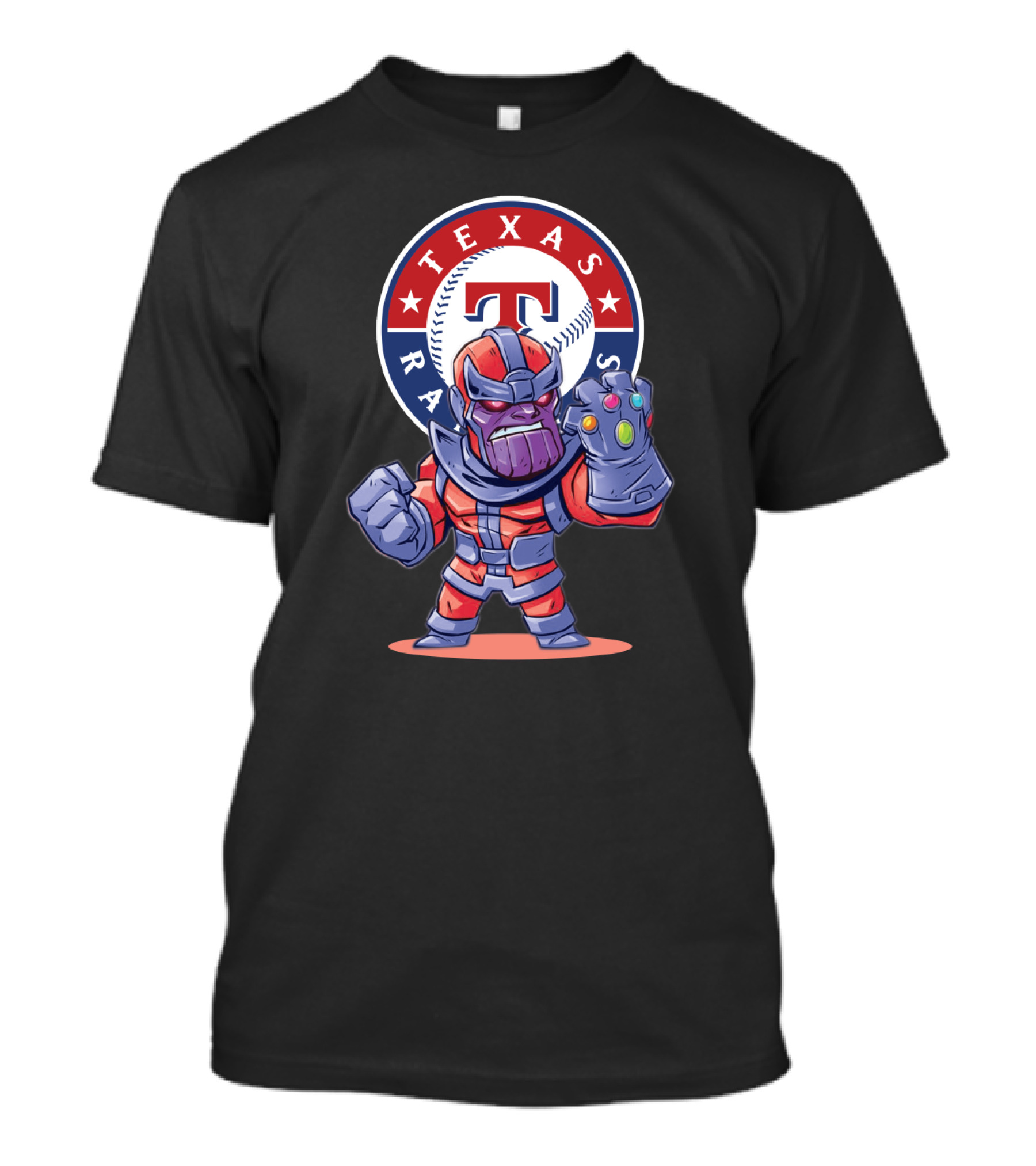 Texas Rangers Fans Assemble With Thanos Inspired Character T-Shirt