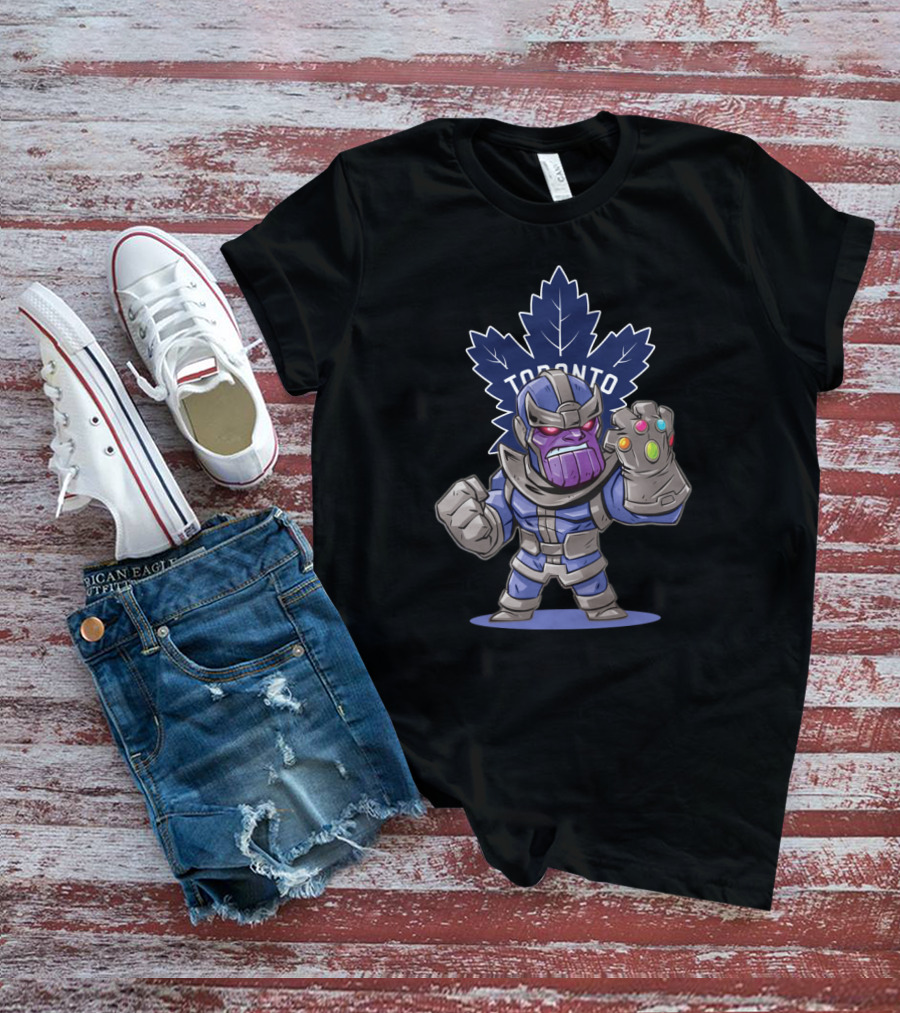 Toronto Maple Leafs Thanos Character Crossover Fan T-Shirt