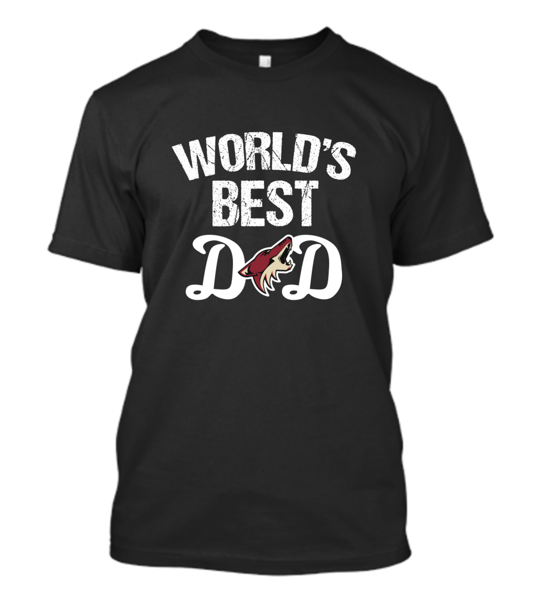 World's Best Coyotes Dad T-Shirt