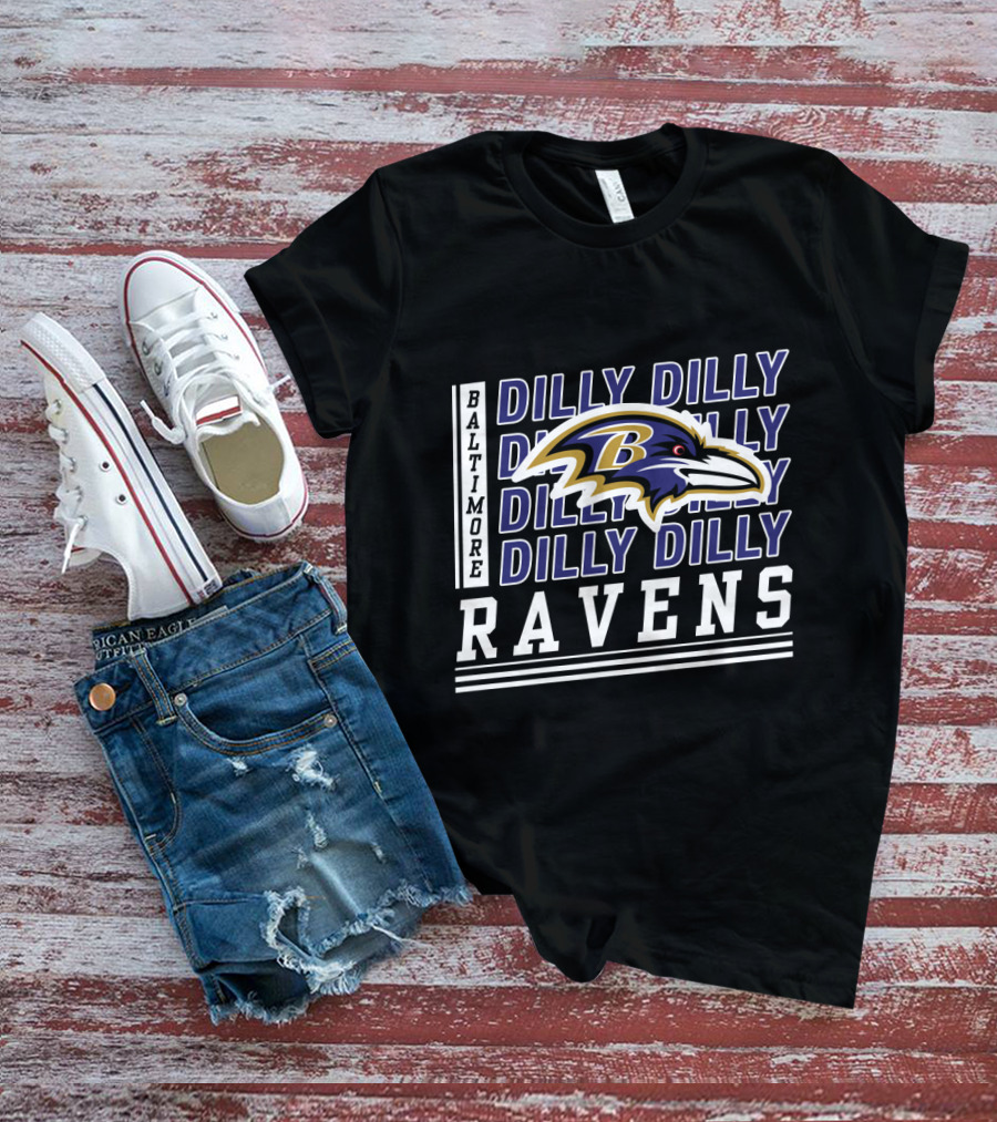 Baltimore Ravens Dilly Dilly Bud Light Nfl Team T-Shirt